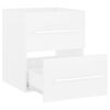 vidaXL Sink Cabinet With Basin White Engineered wood Compact
