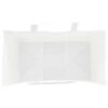 vidaXL Paper Bags 50 pcs with Handles White 15x8x21 cm