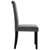 vidaXL Dining Chairs 6 pcs Dark Gray Velvet
