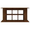 vidaXL Aquarium Stand Brown Oak Engineered wood 47.2 x 15.7 x 23.6 in