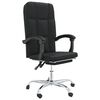 vidaXL Reclining Office Chair Black