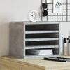 vidaXL Desk Organiser Concrete Grey 14.2x10.2x11.6" Engineered Wood