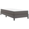 vidaXL Bed Frame with Mattress Grey 31.50 x 78.74 in Fabric