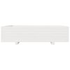vidaXL Garden Planter White Solid pinewood Large Sturdy Garden Planter