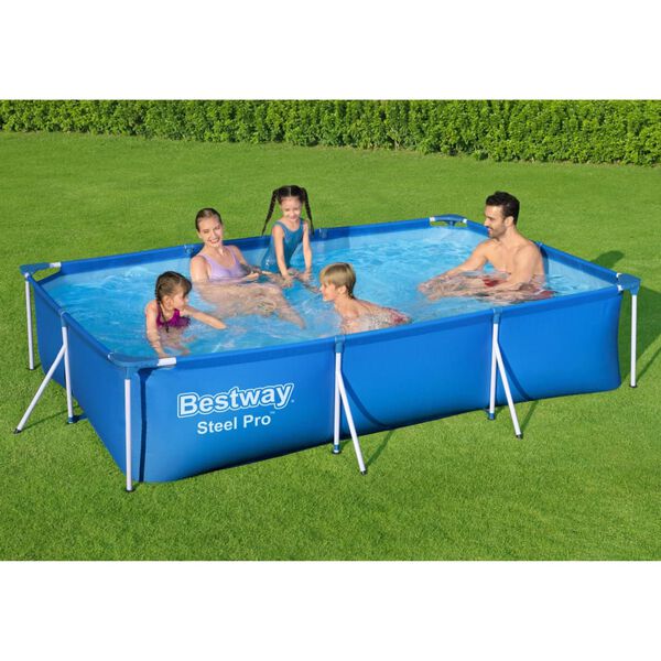 Bestway Swimming Pool Blue Tritech, Steel 118.1 x 79.1 x 26.0 in