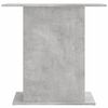 vidaXL Aquarium Stand Concrete Grey Engineered Wood 29.5x14.2x28.5 in