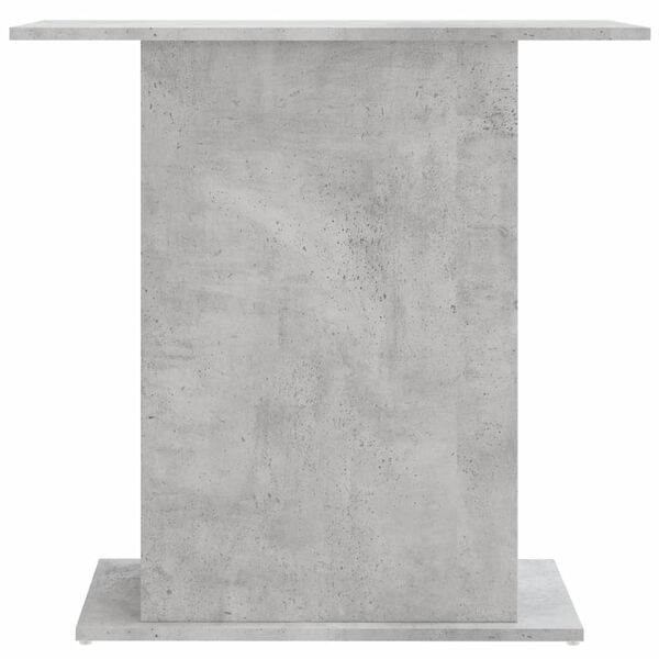 vidaXL Aquarium Stand Concrete Grey Engineered Wood 29.5x14.2x28.5 in