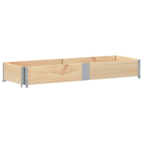 vidaXL Pallet Collar 59.1x19.7" Solid Wood Pine