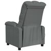 vidaXL Massage Chair Dark Grey 100% polyester, plywood, iron Standard