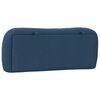 vidaXL Headboard Cushion Blue 100% polyester 39.4 in Headboard Cushion