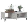 vidaXL Coffee Table Concrete Grey Engineered Wood Medium Coffee Table