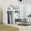 vidaXL Desk Organiser White 13.6x6.1x14.0" Engineered wood