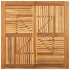 vidaXL Garden Table Natural Wood Solid Acacia wood 43.3 in Durable