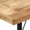 vidaXL Bar Table Natural wood Solid mango wood and iron
