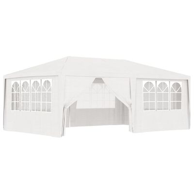 vidaXL Professional Party Tent with Side Walls 13.1'x19.7' White 0.3 oz/ft²