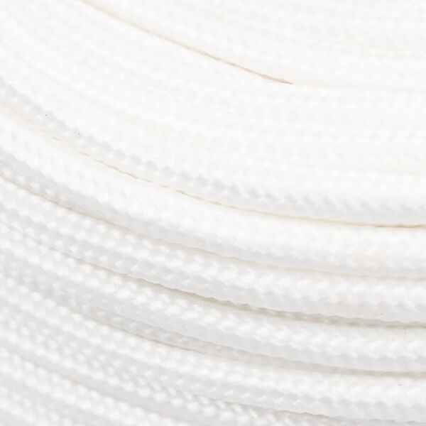 vidaXL Boat Rope Full White 0.39 " 820.2 ' Polypropylene
