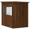 vidaXL Dog Crate Furniture Brown Oak Engineered Wood, Steel Medium