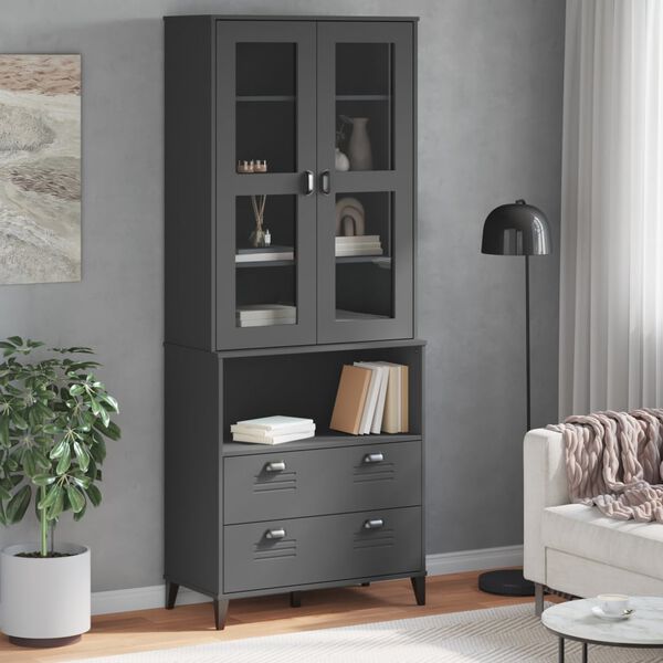 vidaXL Highboard Anthracite Grey