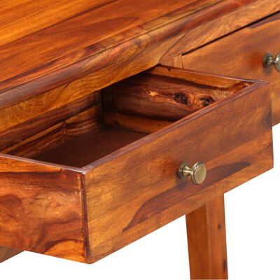 vidaXL Console Table Solid Sheesham Wood 35.4"x12.6"x29.9"