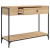 vidaXL Console Table Sonoma oak Engineered wood Medium Adjustable Feet