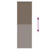 vidaXL Roller Blind Coffee 100% Polyester, Aluminum 23.6 x 51.2 in