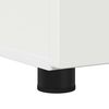 vidaXL Bathroom Cabinet with Storage White 24.02 x 13.78 x 25.20 in