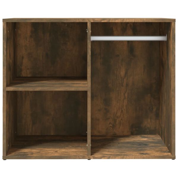 vidaXL Dressing Cabinet Smoked oak Engineered wood 31.5x15.7x25.6 in