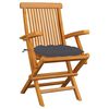vidaXL Garden Chair Set of 6 Teak Fine sanded teak hardwood Foldable