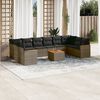vidaXL Garden Sofa Set Grey