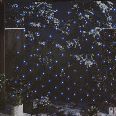 vidaXL Christmas Net Light Blue 9.8'x6.6' 204 LED Indoor Outdoor