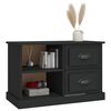 vidaXL TV Cabinet Black Engineered Wood Standard TV Cabinet