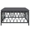 vidaXL Garden Footstool Anthracite