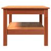 vidaXL Coffee Table Wax brown Solid pine wood Medium Coffee Table
