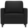 vidaXL Sofa Chair Black 23.6" Faux Leather