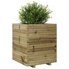 vidaXL Garden Planter Natural Wood Vacuum pressure impregnated pinewood