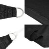 vidaXL Sun Sail Black HDPE (high-density polyethylene)