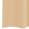 vidaXL Voile Curtains with Rod Pockets 2 pcs Sand