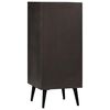 vidaXL Sideboard Brown Mango wood, powder-coated steel Sideboard