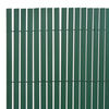 vidaXL Double-Sided Patio Fence 43.3x118.1" Green