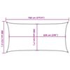 vidaXL Sunshade Sail 1.75 oz/ft² White 13.1x23.0' HDPE