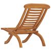 vidaXL Garden Chair Teak Fine sanded teak hardwood Standard Collapsible