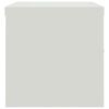 vidaXL File Cabinet Light Grey Powder-coated Steel Medium Locks