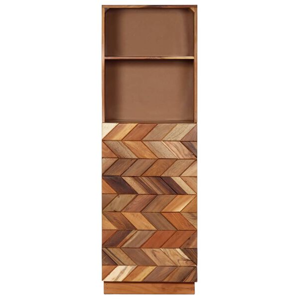 vidaXL Highboard Varied wood tones Solid reclaimed wood, MDF Medium