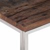 vidaXL Coffee Table Silver and Natural Wood