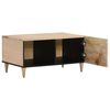 vidaXL Coffee Table Bleached Natural Solid mango wood Medium