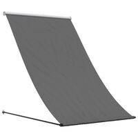vidaXL Retractable Awning Anthracite 59.1"x59.1" Fabric and Steel