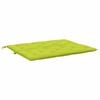 vidaXL Garden Bench Cushion Set of 2 Bright Green