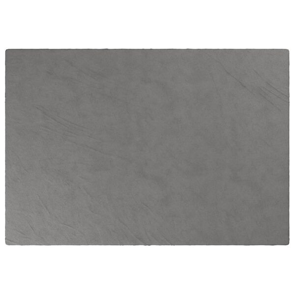 vidaXL Weighted Blanket with Cover Gray 54.3"x78.7" 22 lb Fabric