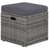 vidaXL Garden Lounge Set Dark Grey