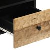 vidaXL TV Cabinet Natural Solid mango wood, Engineered wood, Iron Medium